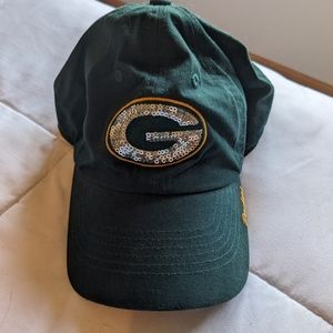 Green Bay Packers sequin women's baseball cap